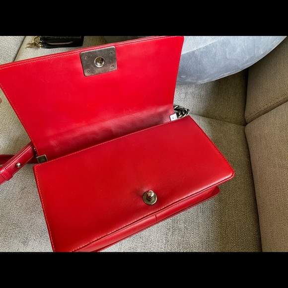 SOLD Chanel old medium embossed le boy leboy - Picture 6 of 8